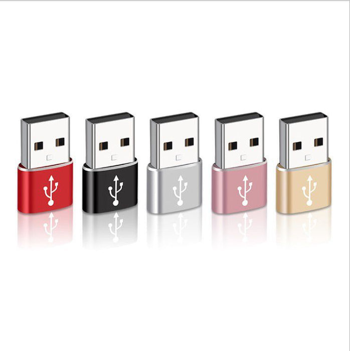 USB Type C Female to USB Type A Male 3.0 Adapter Convertor Connector - 5 Colours