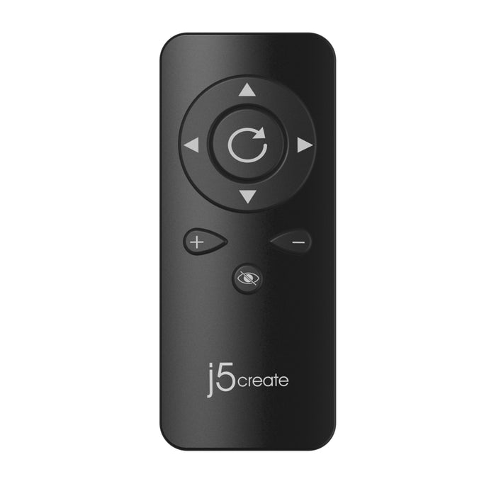 J5Create USB 4K ULTRA HD Webcam with 5x Digital Zoom Remote Control