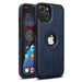 Leather Case for iPhone 14, 13, 12, 11, XR, X, 8,7 - Blue