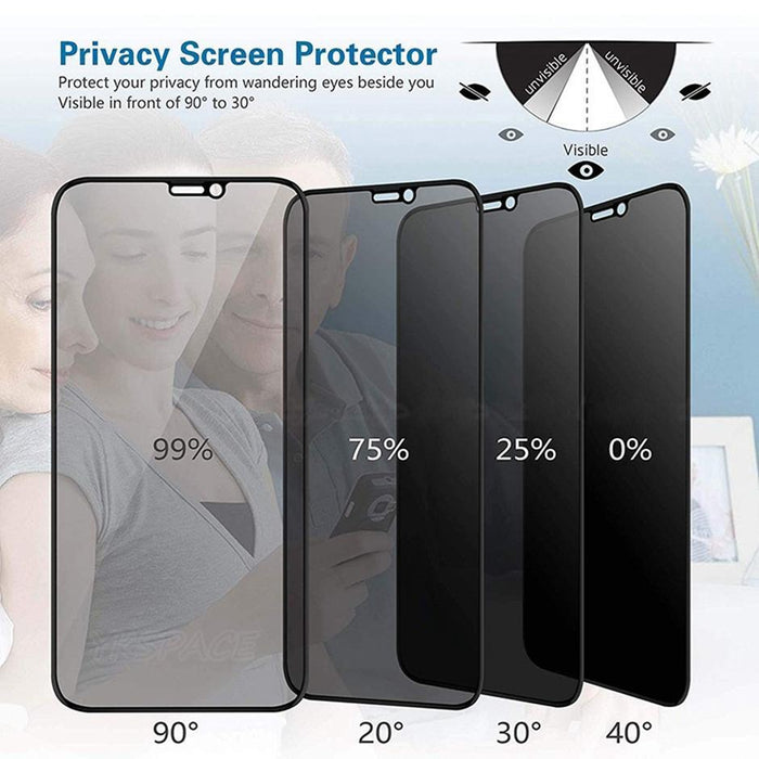Full Coverage Privacy Glass Screen Protector for iPhone 13 / 13 Pro (6.1")