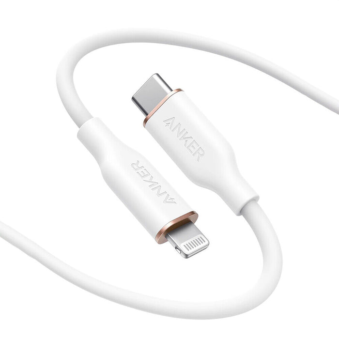 Anker Powerline Soft USB-C to Lightning 1.8 metre Cable - Choice of Colours